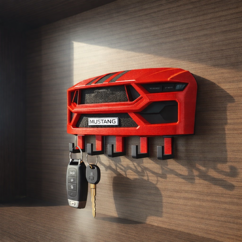 Colgador de Llaves Mustang 3D – Diseño Automotriz Premium