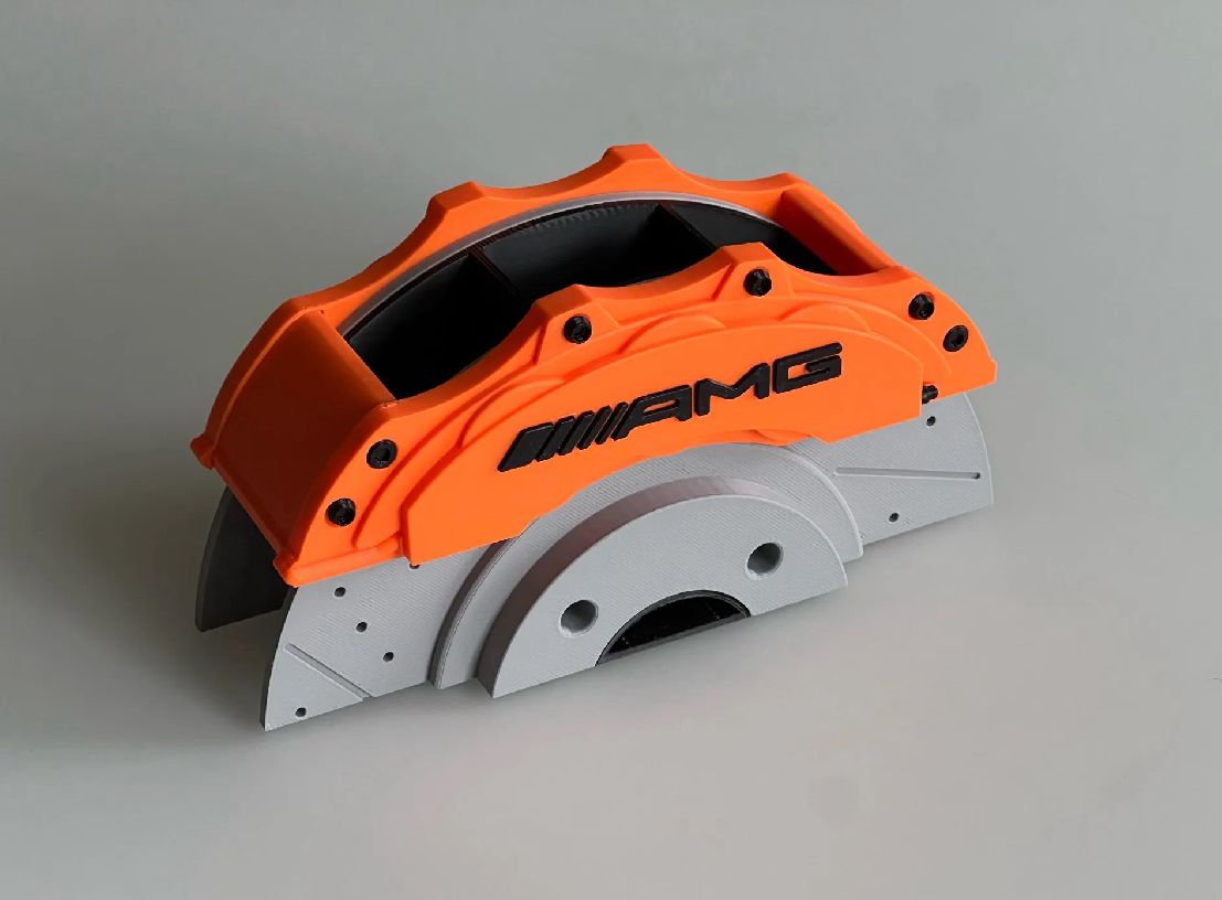 Porta lápices caliper AMG Naranjo