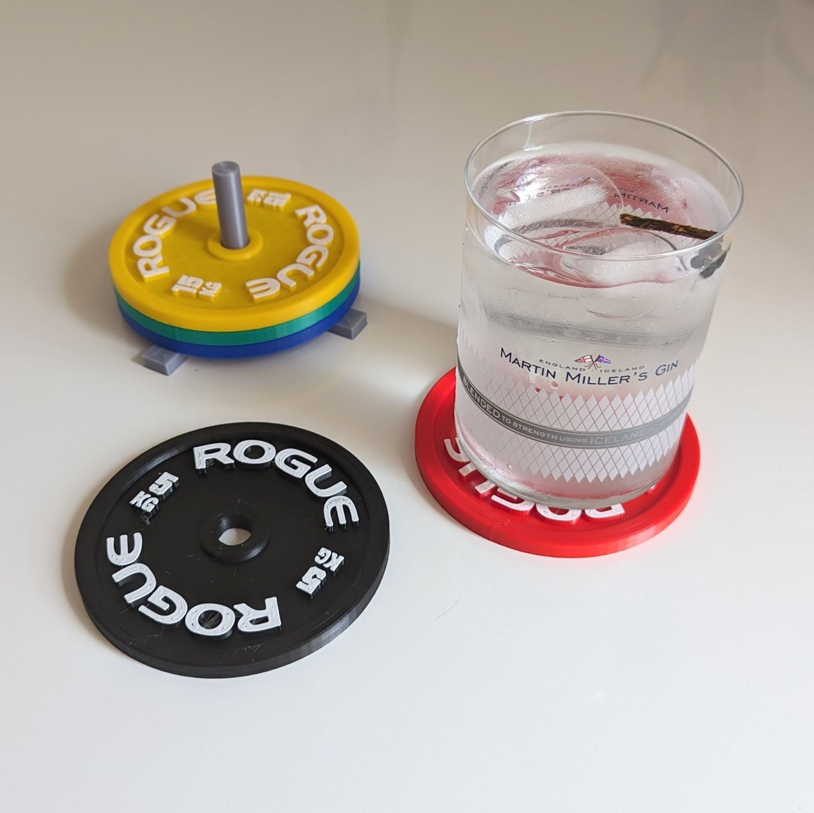 SET POSAVASOS ( 5 UNIDADES) POWERLIFTING ROGUE