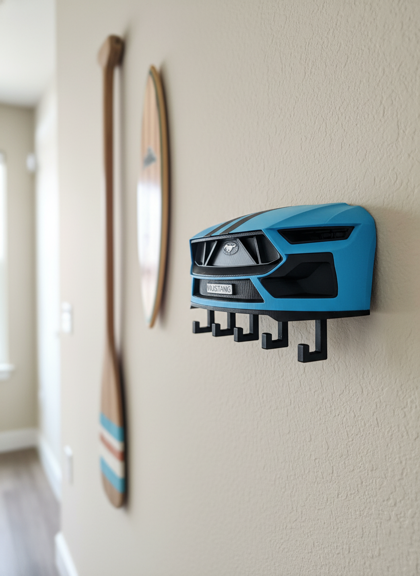 Colgador de Llaves Mustang 3D – Diseño Automotriz Premium
