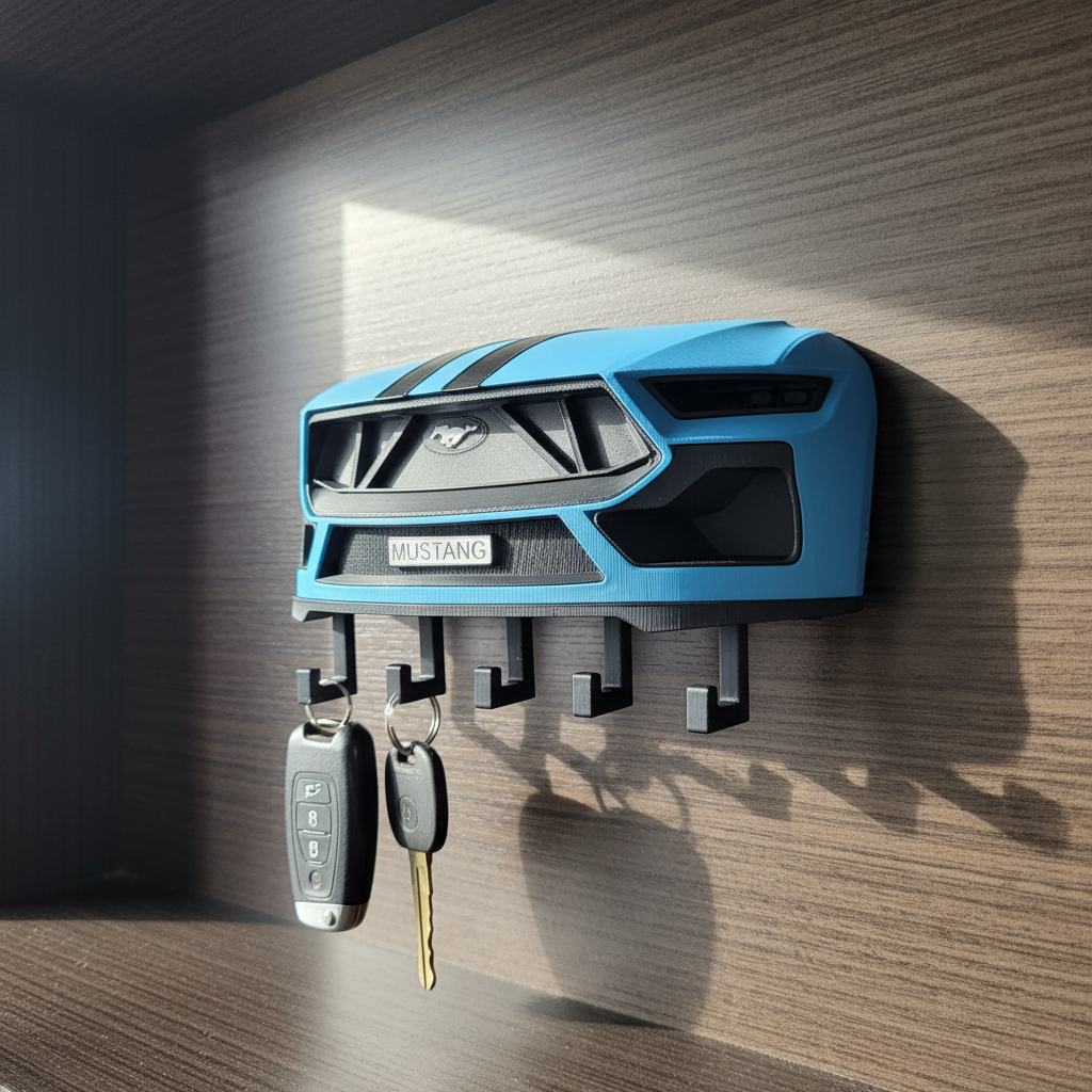 Colgador de Llaves Mustang 3D – Diseño Automotriz Premium