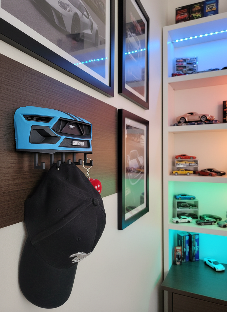 Colgador de Llaves Mustang 3D – Diseño Automotriz Premium